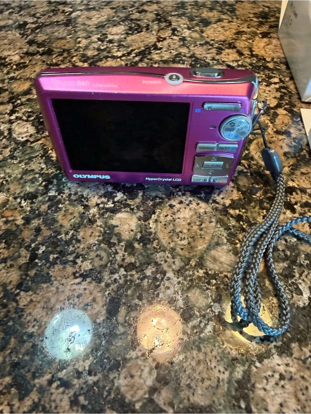 Olympus Pink Digital Compact Camera with Kastar Batteries & Charger